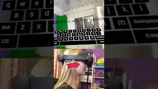 I TYPE with EYE TRACKING in VR on Quest Pro!