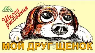 MY FRIEND PUPPY | EMPATHY. CREATING A DRAWING IN CRAYONS| | ONLINE SCHOOL 