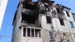 Луганск, разрушения, Красный Яр