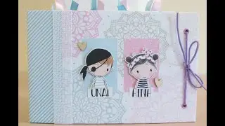 Álbum de fotos mellizos - Scrapbooking