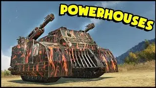 Crossout - POWERHOUSES! Playing With Dual Monsters! (Crossout Gameplay)