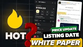 Hot Coin Mining New Update | Here Wallet Mining Listing date | Hot Protocol WhitePaper | $HOT Price