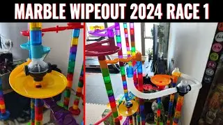 Race 1: Pipeline Panic | Marble Wipeout Marble Race 2024