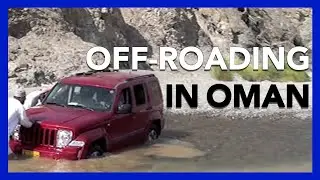 Off-Roading through the water and wadis in Oman