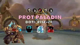 Dawn of The Infinites: FALL +24 ⚔️ Prot Paladin 🔥 #dragonflight 10.2.5 S3 M+