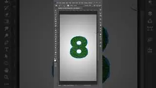 how to make grass text effect in photoshop