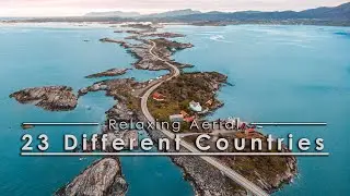 Relaxing Cinematic Drone Footage - 2 hour relaxing aerial footage from around the world