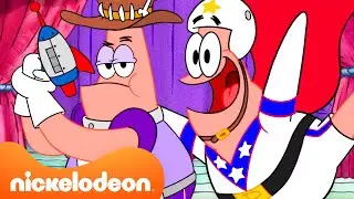 Patrick Being THE Star for 60 Minutes Straight ⭐ | SpongeBob | Nicktoons