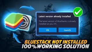 BLUESTACK INSTALLATION ERROR FIXED II BLUESTACK ALREADY INSTALLED PROBLEM FIXED 100% SOLUTION