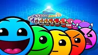200 Geometry Dash Difficulty Faces! (GIGA COLLECTION!)