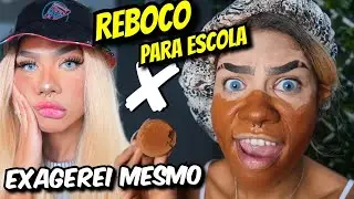 REBOCO(maquiagem fácil) para o PRIMEIRO DIA DE AULA PRA ACABAR COM O CRUSH