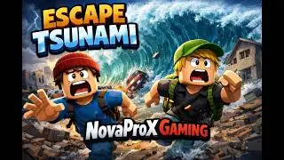 Escape Tsunami for Brainrots 🌊💦| NovaPro X Gaming