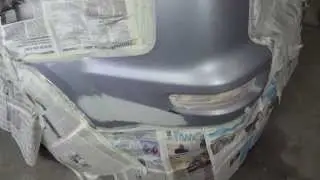 Покраска пятном переходом.