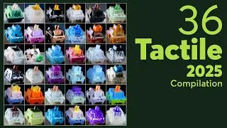 Which Tactile Switch Sounds Best? 36 Compared on One Keyboard!