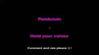 Pendulum - Hold your colour [HD]