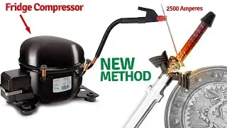 I Turn Fridge Compressor Into a Powerful Welding Machine
