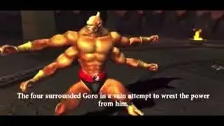 Mortal Kombat Armageddon goro ending gameplay