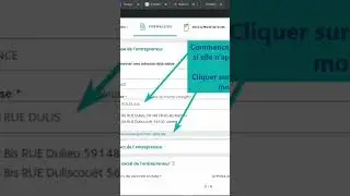 Comment remplir son adresse sur le site de l'Inpi #entrepreneurs #autoentrepreneur #entreprise #inpi