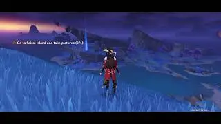 Go to seirai island and take pictures Quest (4/4) || Genshin impact
