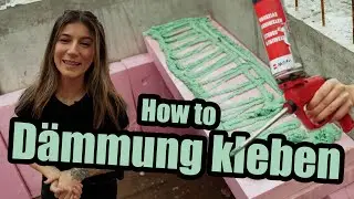 How to Dämmung kleben mit Tschulique - Fundamente dämmen