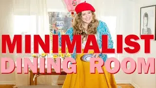 Minimalist Dining Room Makeover