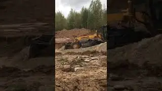 Работа автогрейдера Liugong CLG 4215
