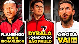 DYBALA PLAYER FOR SÃO PAULO | RICHARLISON AT FLAMENGO | Sergio Ramos at Timão - Transfer Market