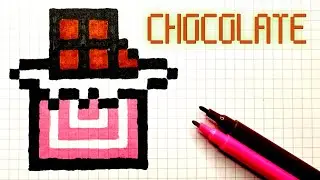 How To Draw Chocolate - Handmade Pixel Art #pixelart