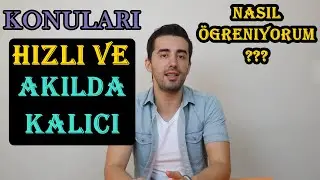 Konuları Nasıl Daha Hızlı ve Akılda Kalıcı Öğrendim ? | 2021 YKS Tayfa