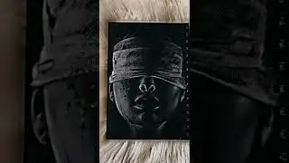 A covered eye does not darken vision: "An Untold Story." #shorts #portrait #art