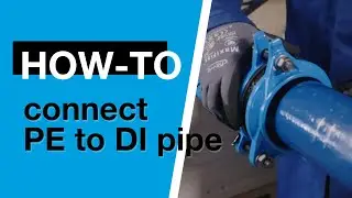Cast iron pipe to PVC / PE connections [Hawle Syno2000]