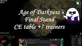 Age of Darkness: Final Stand Cheat engine table
