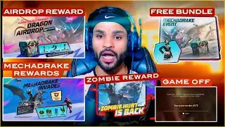 Mechadrake Event Free Fire | Free Bundle + Emote | Zombie hunt + Dragon Airdrop Event Details