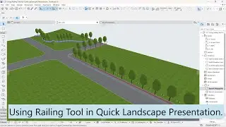 2.21 Using Railing Tool in Quick Landscape Presentation
