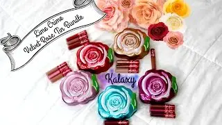 LimeCrime Velvet Tin Bundle Review & Unboxing | KALAXY
