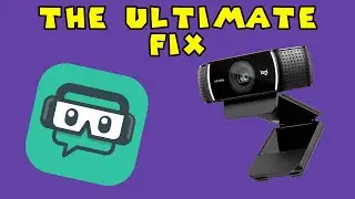 How to fix most problems with the Logitech c922 on streamlabs