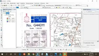 GEO-REFRENCING A TOPOSHEET IN ArcGIS 