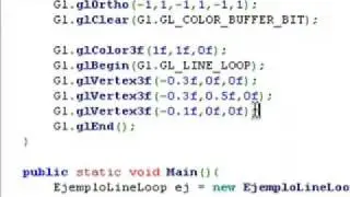OpenGl - GL_LINE_LOOP parte 3-3