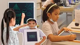 Digital Blackboard for kids || Mona bought a digital blackboard#xiaomi mijia LCD #小米米家液晶黑板13