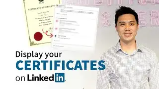 How to display your LEAD certificate on LinkedIn