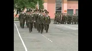 Торжественное прохождение военнослужащих 29 зрбр
