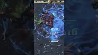 Maru's perfect defensive engagement against Zerg Ragnarok in StarCraft 2