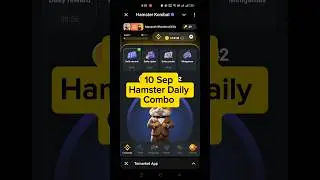 Hamster Kombat Daily Combo  10 Sep|  Hamster Kombat Daily Combo Today September 10, 2024