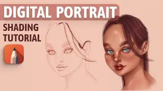 Digital Portrait Shading Tutorial In Autodesk Sketchbook (Step-by-Step Tutorial)