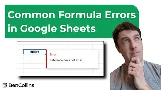 Common Formula Errors in Google Sheets and How To Fix Them