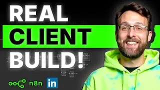 Watch me build a $4k AI Automation for a REAL client! (n8n, no-code)