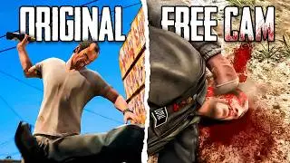AS PIORES M0RT3S do GTA 5 COMO VOCÊ NUNCA VIU - (Mod FREECAM)