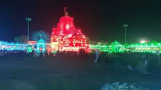 Amazing lighting in Sanwariya Ji temple, near Chittorgarh, Rajasthan