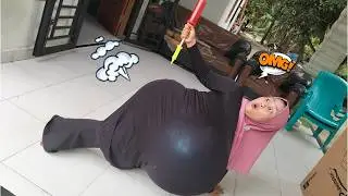Kasihan ‼️😭 Drama Lucu 🤰❤️ Ibu Hamil  Takut Suntik Sakit Perut Mules Mules Melahirkan Sendirian