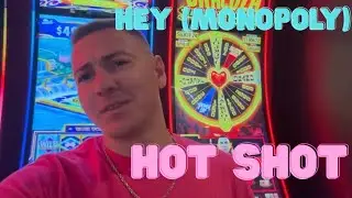 💥 MONOPOLY HOT SHOT Went OFF in Vegas! Big Wins at the Plaza! 🤑💸